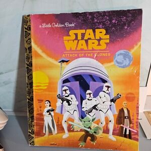 Little‎ Golden Book Star Wars Attack of the Clones Children's Story Book